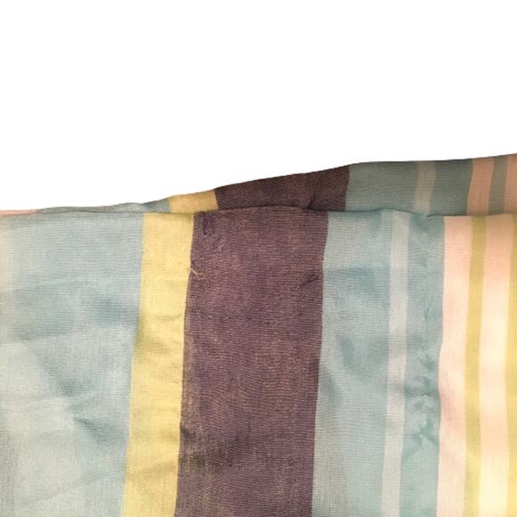 Calvin Klein‎ Striped Infinity Scarf Women's Blue Green White One Size Casual - Picture 4 of 6